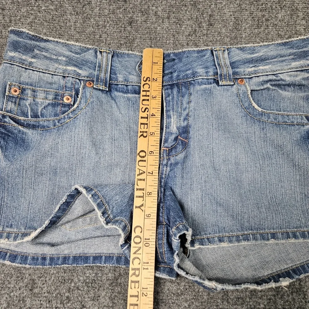 Vintage American Eagle Denim Shorts Deadstock Size 12 Hong Kong Light Wash Y2K‎